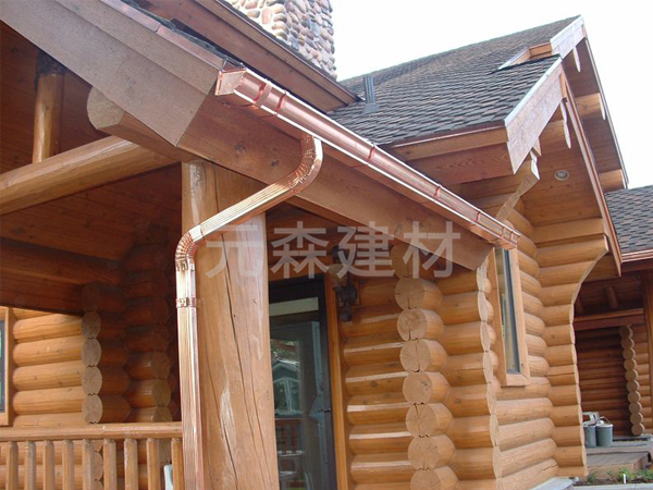 純銅天溝效果圖